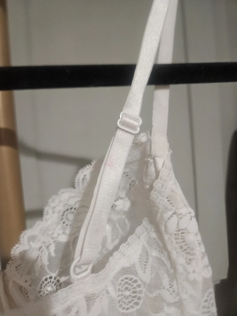 Vintage Victoria’s Secret Lace Teddy Bodysuit White Bridal Lingerie USA. Large